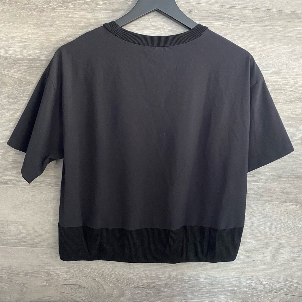 Athleta Loose Crop Tee Black - Picture 6 of 6